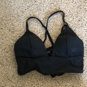 Black bikini top